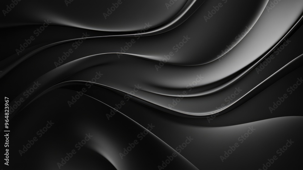 Fototapeta premium Monochrome Abstract Art: Creative Black and White Patterned Background