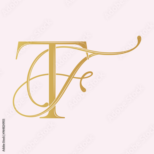 FT, TF, logo FT, Letter FT, monogram FT, vector, logo, Wedding Monogram Initials, Wedding Logo,Wedding Monogram, Logo Design