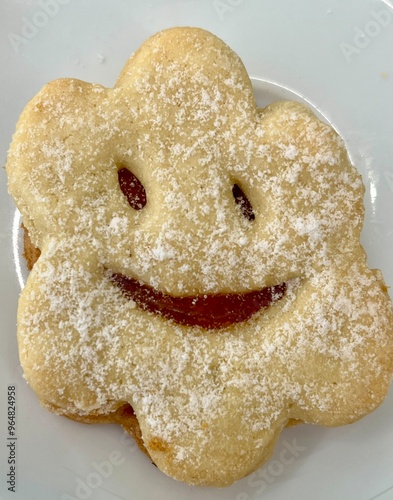 heart shaped cookies photo