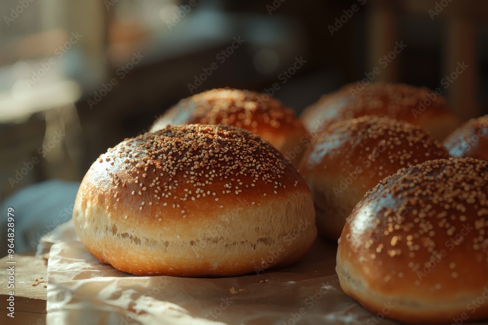 A close-up captures a gourmet loaf of bread, with a golden, crispy crust. Bread with rustic textures and subtle details on its surface, perfectly baked. A close-up captures a gourmet loaf of bread, with a golden, crispy crust. Bread with rustic textures and subtle details on its surface, perfectly baked.