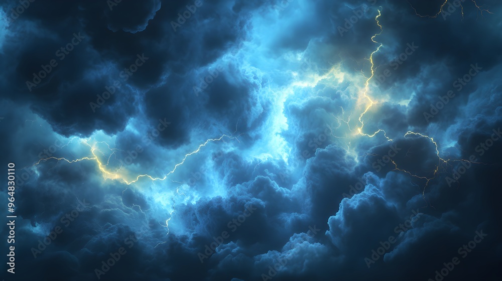 Ominous dark clouds gather over the horizon, signaling an impending storm Ominous dark clouds gather over the horizon, signaling an impending storm