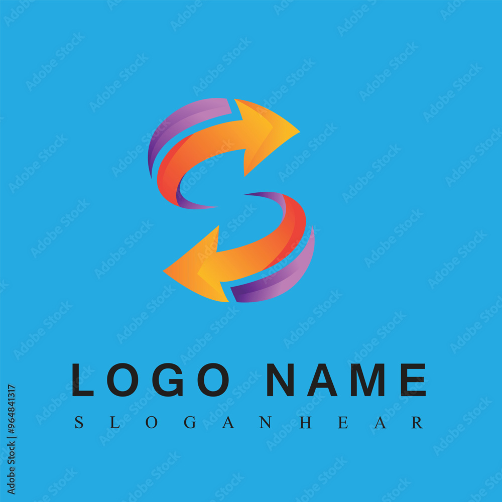 Abstract unique logo design Abstract unique logo design