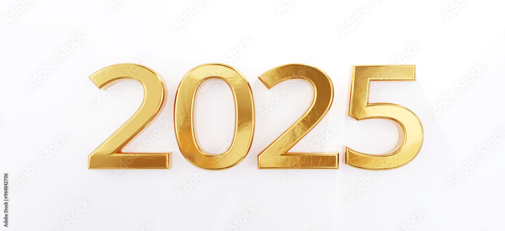 golden number 2025 as year and new year as Sylvester countdown to golden times, gold colored and font weight: bold, bold letters number, 3d golden number 2025 as year and new year as Sylvester countdown to golden times, gold colored and font weight: bold, bold letters number, 3d