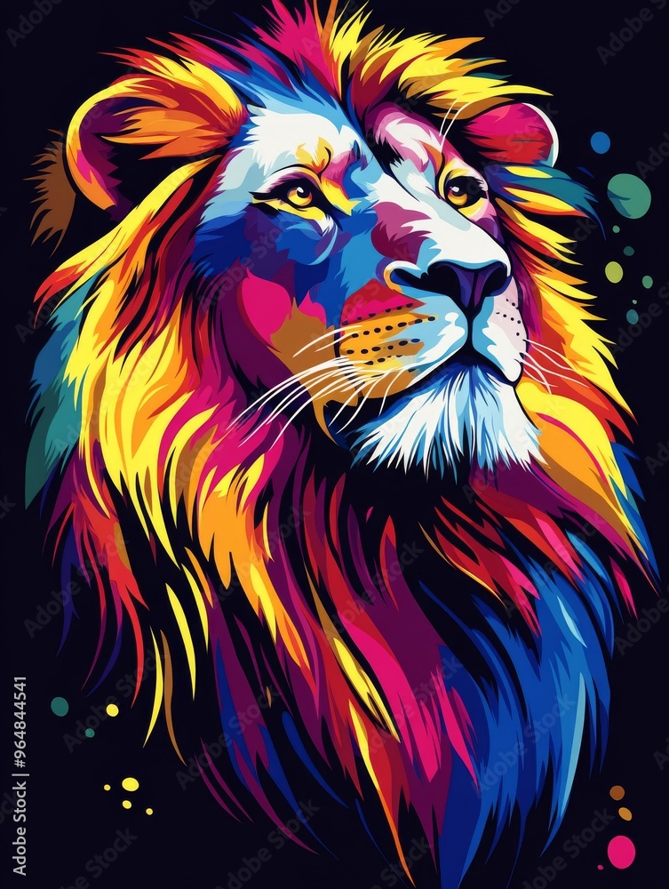 An intricately crafted mandala with a lion's face surrounded by black lines An intricately crafted mandala with a lion's face surrounded by black lines