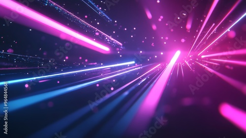 Line art illustration of a laser beam light background