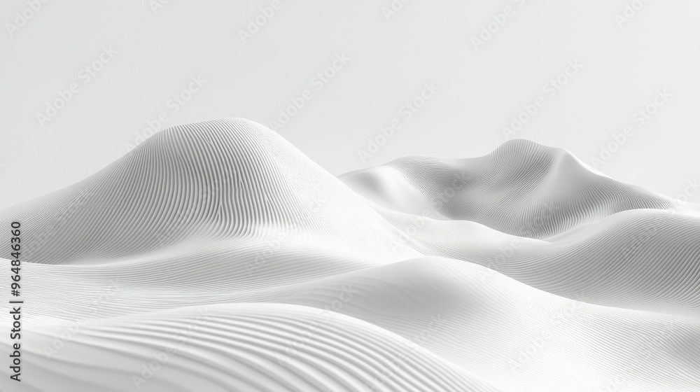 An abstract business background featuring a 3D illustration of line art An abstract business background featuring a 3D illustration of line art