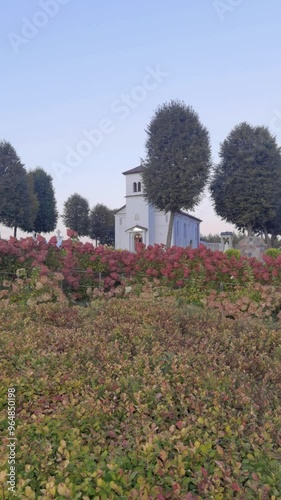 Vasilkov, Poland - September 08 2024: Sanctuary of Our Lady of Sorrows in Sveta Voda (Vasilkov). photo