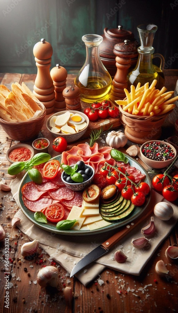 Fototapeta premium Italienisches Essen