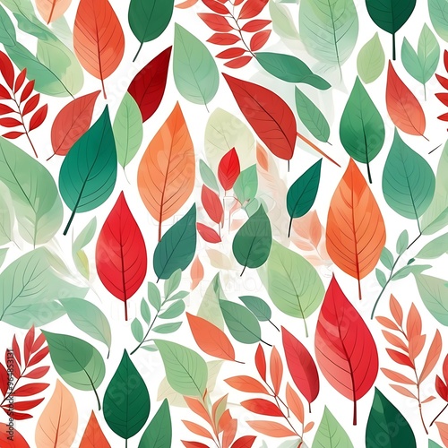Wallpaper Mural Abstract pattern soft sunlight tree leaves casting gentle on a white background, set of Tropical leaves collection on white background, leaves pattern Torontodigital.ca