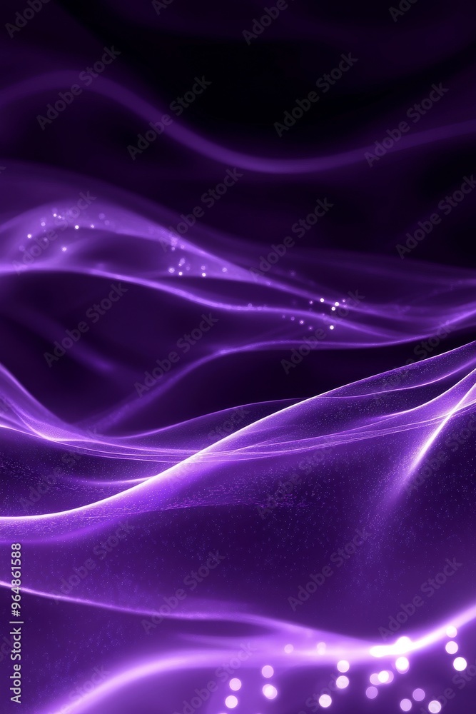 Obraz premium An abstract violet background with shimmering glitter elements