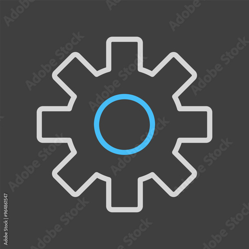 Settings icon with additional gears symbol