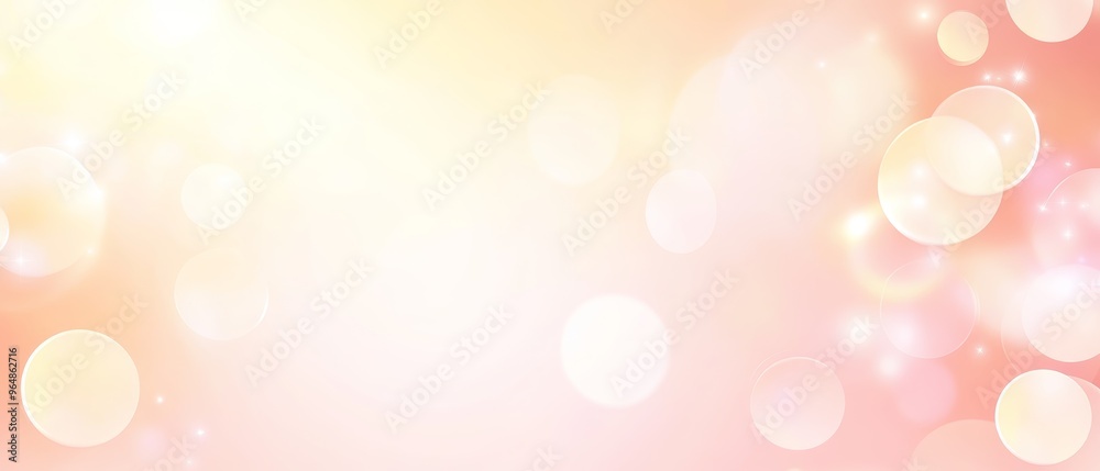 Soft pastel bokeh background with light bubbles and sparkles Soft pastel bokeh background with light bubbles and sparkles