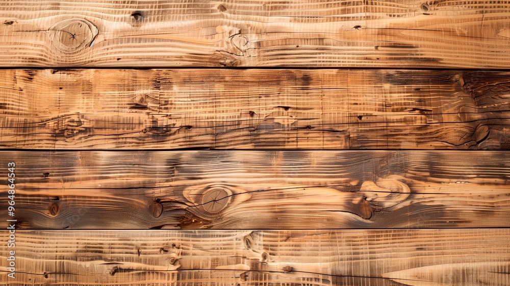 Fototapeta premium A captivating weathered wooden surface with charming grain details, perfect for enhancing rustic decor and creating inviting atmospheres in various interior design settings