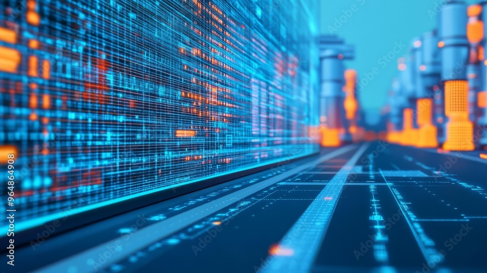 Real-time supply chain tracking, augmented reality display, digital data flow Real-time supply chain tracking, augmented reality display, digital data flow