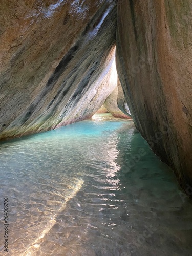 Canvas Print The Baths Virgin Gorda