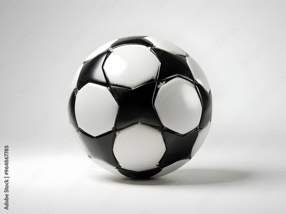 Closeup of the soccer ball Closeup of the soccer ball
