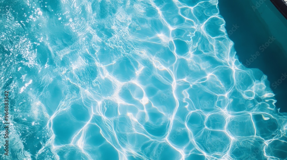Water in swimming pool, top view. Pool water background Water in swimming pool, top view. Pool water background