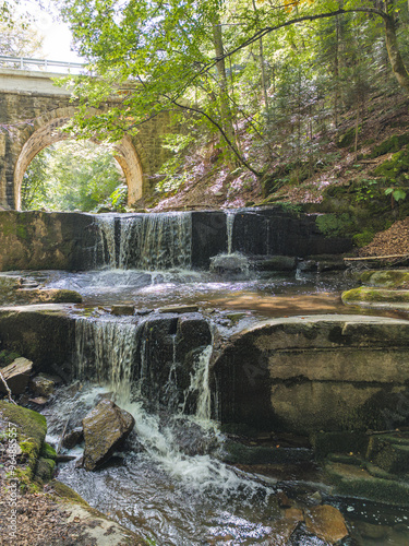 Sitovo waterfall at Rhodopes Mountain, Bulgaria photo