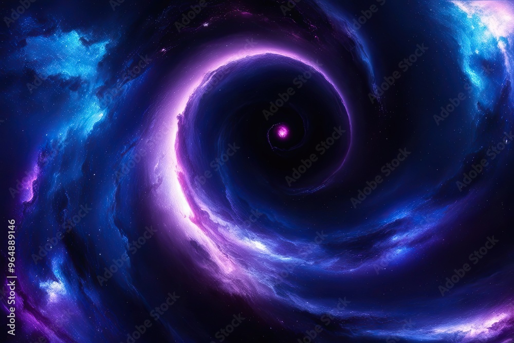 Stunning Cosmic Background with Swirling Patterns in Dark Blue and Violet Stunning Cosmic Background with Swirling Patterns in Dark Blue and Violet