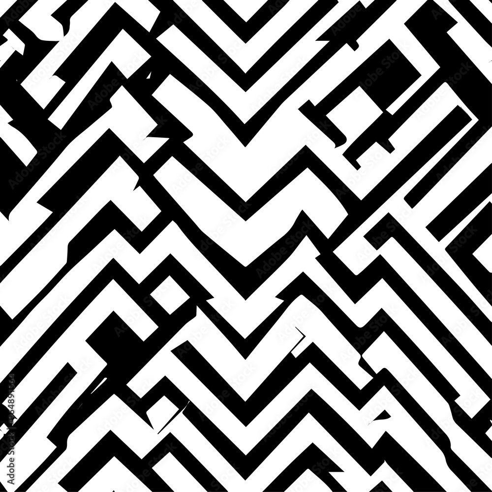 Black-and-white geometric patterns such as chevrons concentric circles zigzag lines Black-and-white geometric patterns such as chevrons concentric circles zigzag lines