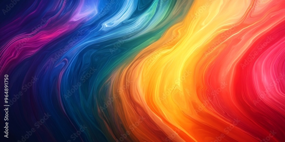 Abstract background with flowing, colorful, liquid-like, wavy lines. Abstract background with flowing, colorful, liquid-like, wavy lines.
