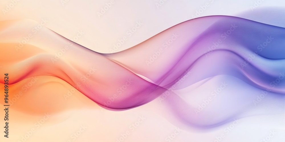 Abstract background with smooth flowing lines of color. Abstract background with smooth flowing lines of color.