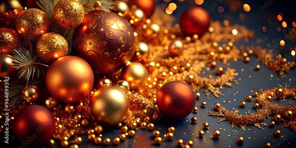 Beautiful abstract background with dark and golden particles .Christmas Golden light shine particles broken on navy blue background. Gold foil texture. Holiday. Beautiful abstract background with dark and golden particles .Christmas Golden light shine particles broken on navy blue background. Gold foil texture. Holiday.