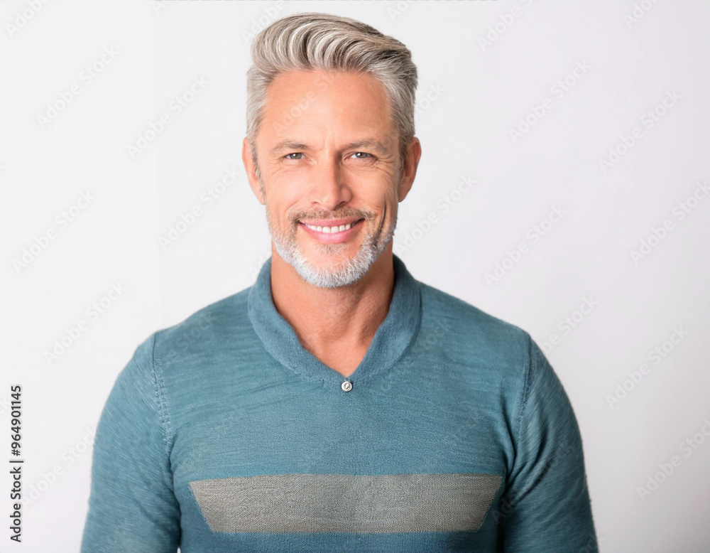 Portrait of Handsome Mature Man Model Portrait of Handsome Mature Man Model
