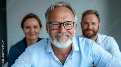 "Financial planner showing clients a digital mortgage repayment plan on a tablet"