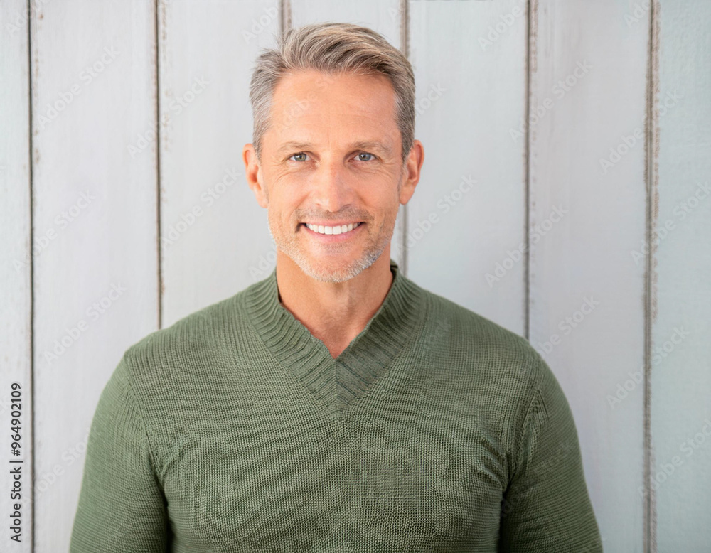 Portrait of Handsome Mature Man Model Portrait of Handsome Mature Man Model