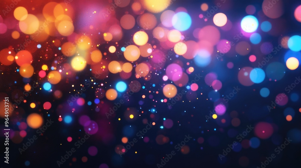 Abstract blur of colorful neon lights on a dark backdrop, designed to evoke a microscopic photo in a dynamic, futuristic scene Abstract blur of colorful neon lights on a dark backdrop, designed to evoke a microscopic photo in a dynamic, futuristic scene