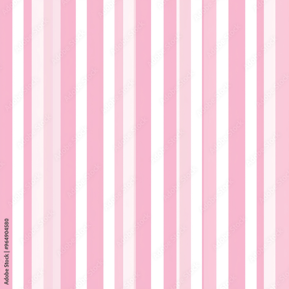 Pink and White Vertical Striped Pattern with Soft Pastel Tones Pink and White Vertical Striped Pattern with Soft Pastel Tones