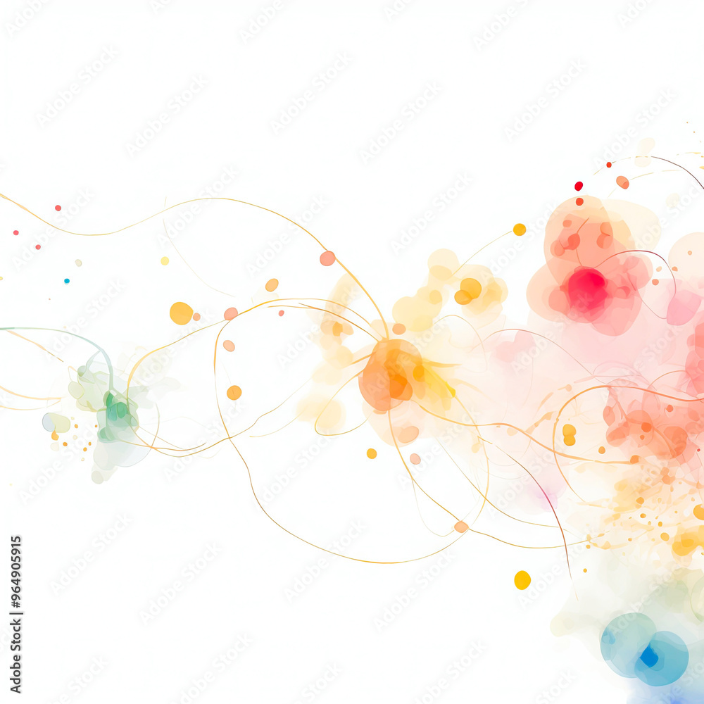 Abstract watercolor splash with paper texture Abstract watercolor splash with paper texture