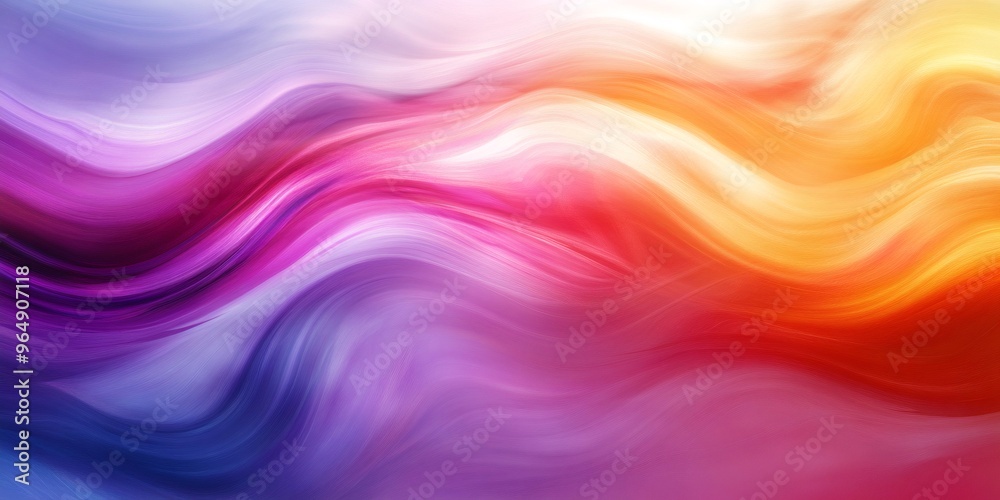 Abstract colorful wavy background with blue, purple, pink, red and yellow tones. Abstract colorful wavy background with blue, purple, pink, red and yellow tones.