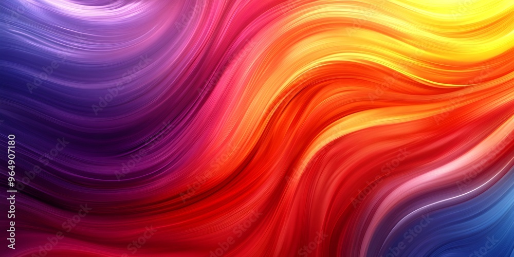 Abstract colorful wavy background with gradient. Abstract colorful wavy background with gradient.
