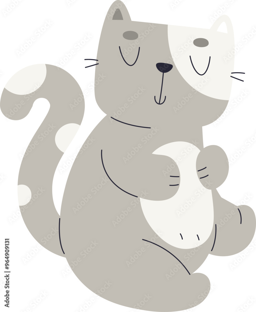 Cute Sitting Cat Cute Sitting Cat