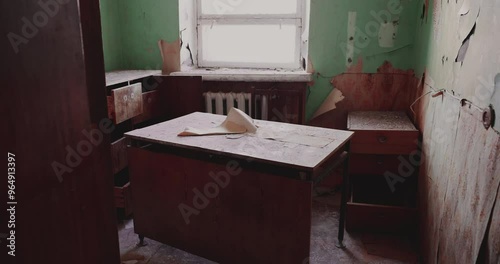 Interiors Of Buildings In The Abandoned Soviet City Of Pyramiden, Arctic, Svalbard