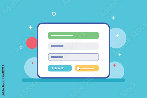 A digital login interface displaying user profile options with a simple layout designed for intuitive navigation on a purple background