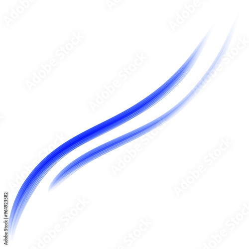 Abstract fluid blue waves