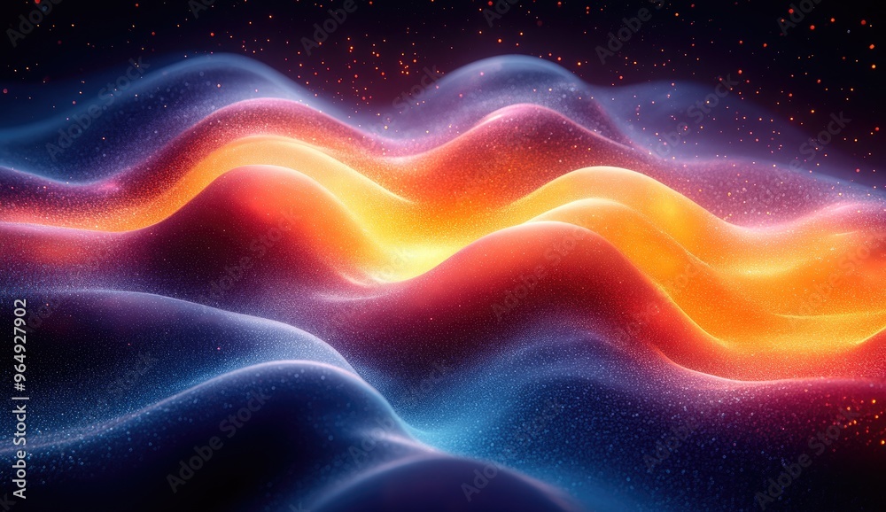 Abstract Glowing Waves Abstract Glowing Waves