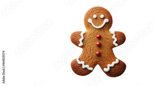 gingerbread man cookie transparent background