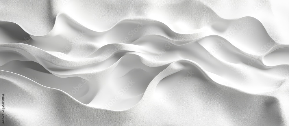 Abstract White Fabric Texture