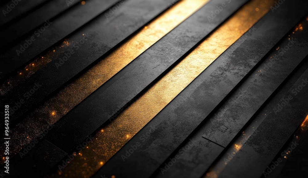 Abstract Gold and Black Stripes Abstract Gold and Black Stripes