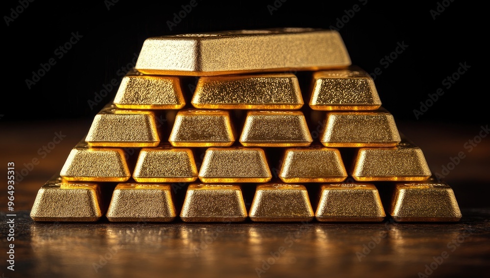Pyramid of Gold Bars Pyramid of Gold Bars