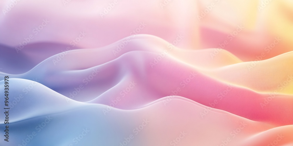 Abstract wavy pattern with pink, blue and yellow colors. Abstract wavy pattern with pink, blue and yellow colors.