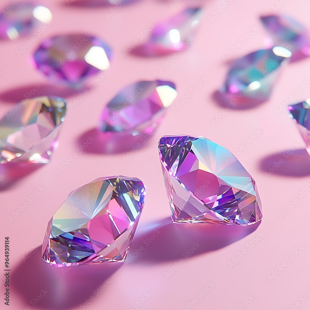 Purple Dream Neon Gemstones Background Purple Dream Neon Gemstones Background