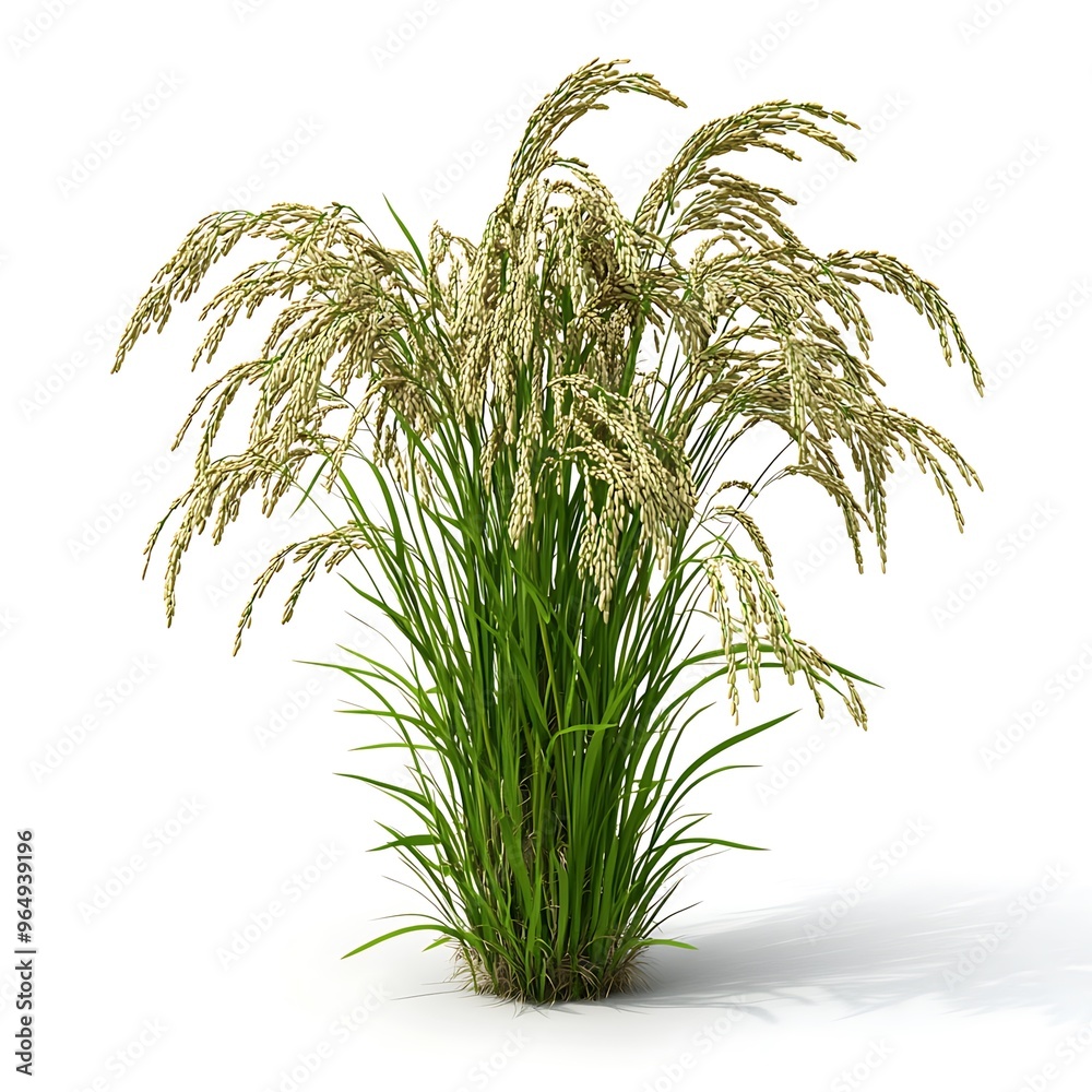 Obraz premium The Art of Growth Hyper-Realistic Rice Plant