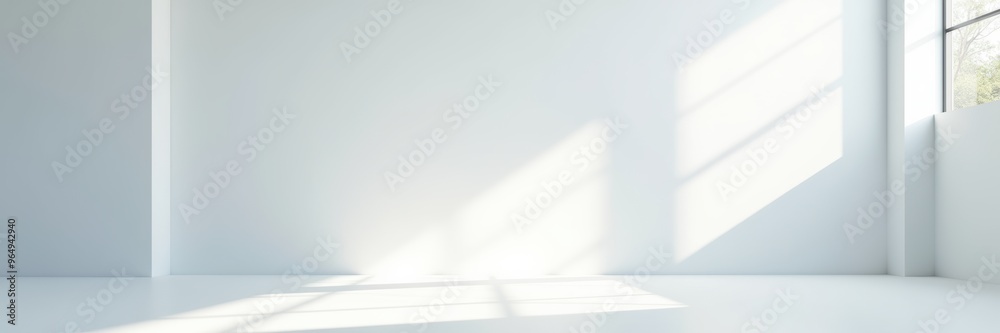 A bright, minimalistic interior space with soft light, perfect for various design, architecture, and real estate projects. A bright, minimalistic interior space with soft light, perfect for various design, architecture, and real estate projects.