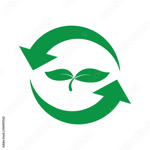 recycle icon logo design