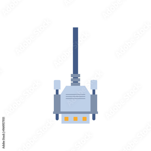 Flat Cable Vector Template